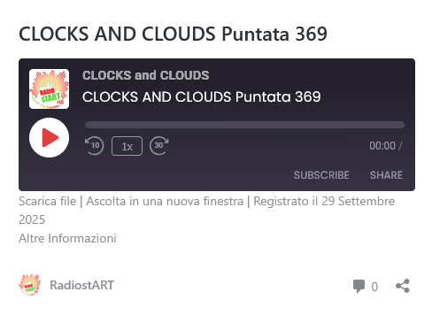 Appignani intervistato a RadiostArt